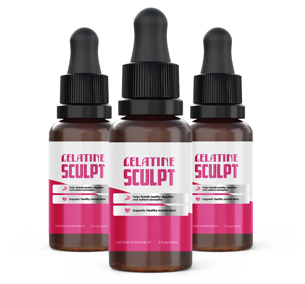 Gelatine Sculpt 3 bottles package