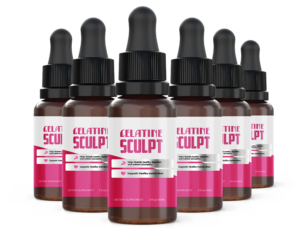 Gelatine Sculpt 6 bottles package